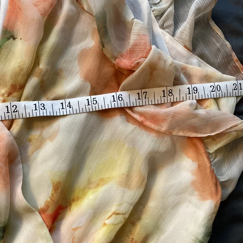 Floral Flutter Sleeve Maxi Dress NWT - Picture 13 of 13